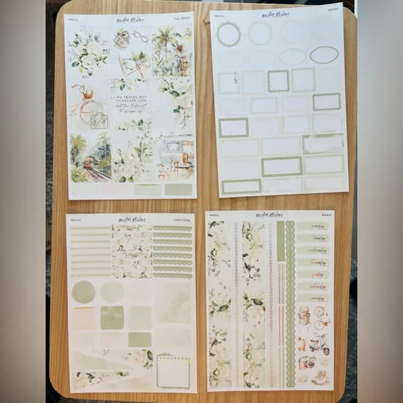 Nine four page planner Sadie’s Stickers kits - Picture 3 of 11